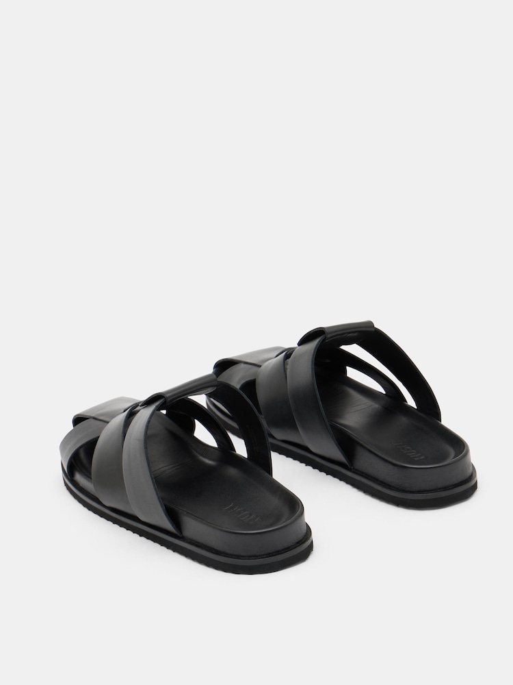 Hush Black Cora Closed Toe Cage Sandals - Image 3 of 3 Hush Black Cora Closed Toe Cage Sandals - Image 3 of 3