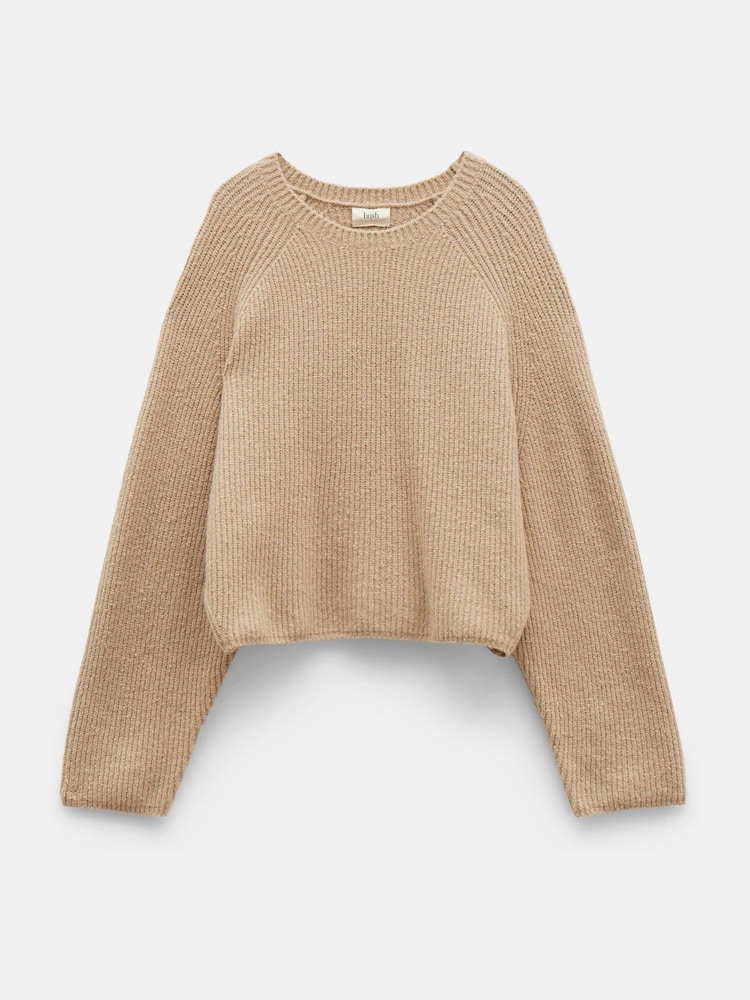 Hush Tamar Raglan-Pullover aus geripptem Strick mit Rundhalsausschnitt - Bild 5 von 5 Hush Tamar Raglan-Pullover aus geripptem Strick mit Rundhalsausschnitt - Bild 5 von 5