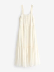 Hush Cream Katrina Lace Midi Dress - Image 4 of 4