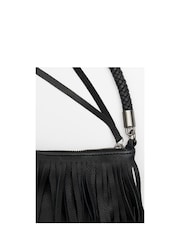 Hush Black Anderson Fringe Shoulder Bag - Image 4 of 5