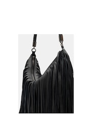 Hush Black Anderson Fringe Shoulder Bag - Image 5 of 5