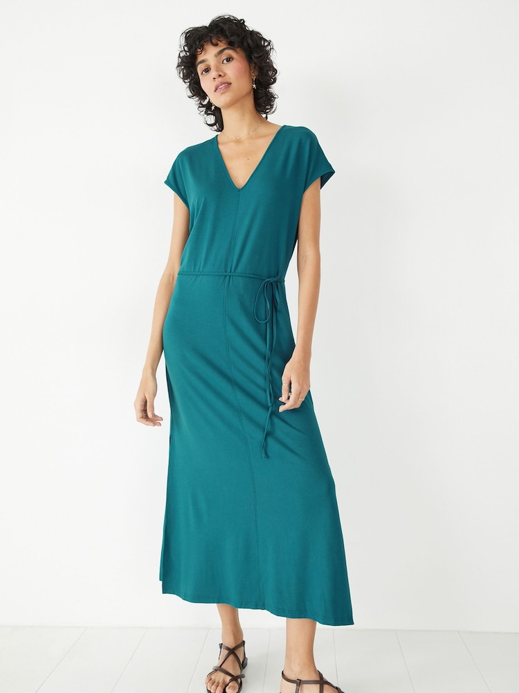 Hush Green Annabella Jersey Midi Dress - Image 1 of 4