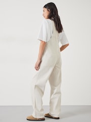 Hush Cream Maya Relaxed Straight Leg Dungarees - Image 3 of 4