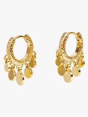 Hush Gold Lyra Mini Disc Earrings - Image 2 of 3
