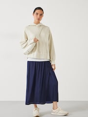 Hush Blue Simmi Wrap Maxi Skirt - Image 1 of 5