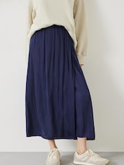 Hush Blue Simmi Wrap Maxi Skirt - Image 2 of 5