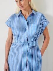 Hush Blue Romee Midi Shirt Dress - Image 2 of 5