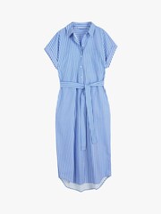 Hush Blue Romee Midi Shirt Dress - Image 5 of 5