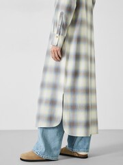 Hush Cream Aida Check Midi Dress - Image 3 of 4
