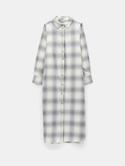 Hush Cream Aida Check Midi Dress - Image 4 of 4