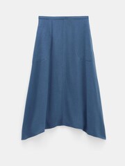 Hush Purple Layla Textured Midi Skirt - Image 5 of 5