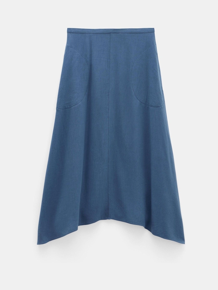 Hush Purple Layla Textured Midi Skirt - Image 5 of 5