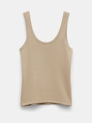 Hush Ribbed кругле декольте Vest - Image 5 of 5