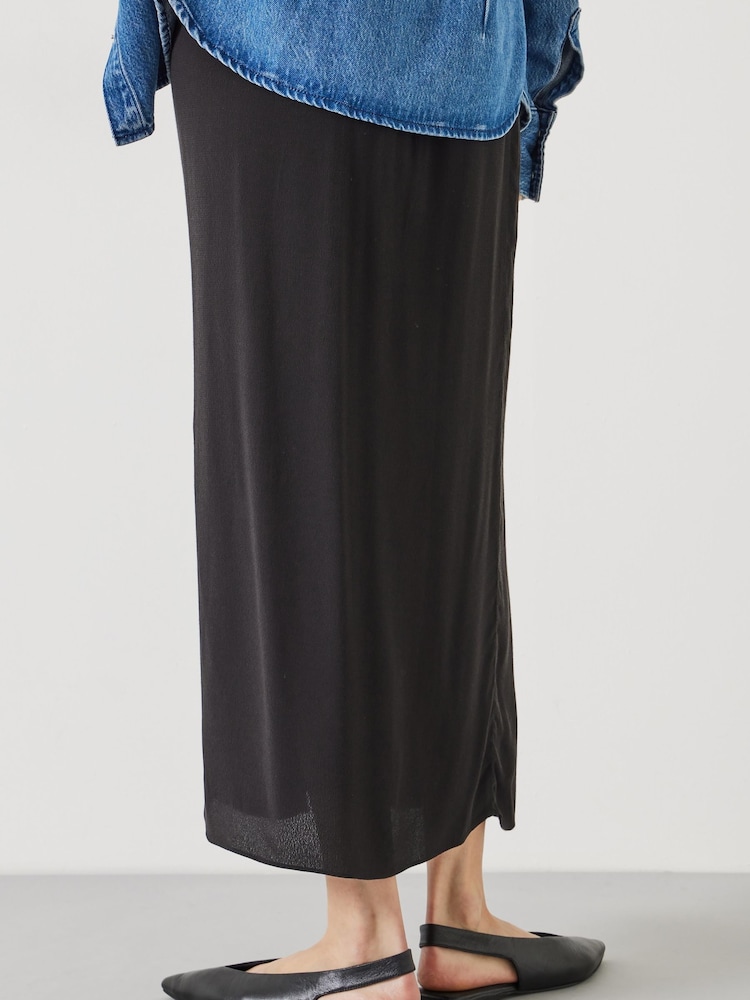 Hush Black Anya Split Maxi Skirt - Image 2 of 3