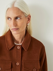 Hush Orange Taylah Wool Jacket - Image 3 of 5