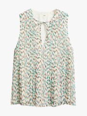 Hush Blue Isabel Pleated Tank Top - Image 5 of 5
