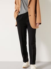 Hush Black Slim Pull On Suit Trousers - Image 3 of 5