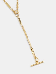 Hush Gold Louie Lariat Chain Necklace - Image 3 of 3