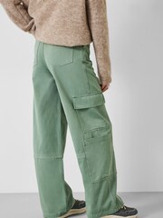 Hush Green Tulsy Wide Cargo Trousers - Image 3 of 5