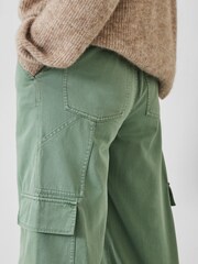 Hush Green Tulsy Wide Cargo Trousers - Image 4 of 5