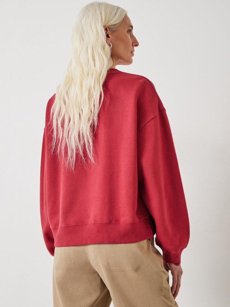 Hush Red Rozanne Boxy Sweatshirt - Image 2 of 4