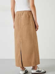 Hush Nude 100% Cotton Kristen Cargo Maxi Skirt - Image 2 of 5