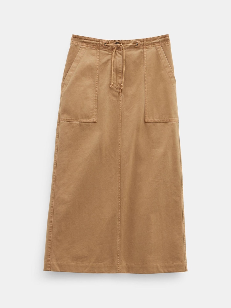 Hush Nude 100% Cotton Kristen Cargo Maxi Skirt - Image 5 of 5