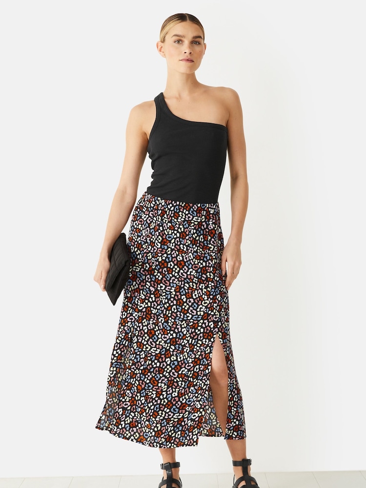 Hush Animal Print Kourtney Midi Skirt - Image 1 of 5