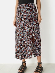 Hush Animal Print Kourtney Midi Skirt - Image 4 of 5
