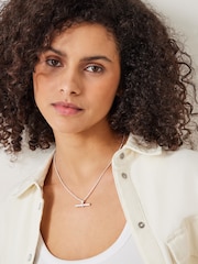 Hush Silver Harlow T-Bar Necklace - Image 1 of 5