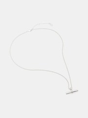 Hush Silver Harlow T-Bar Necklace - Image 4 of 5