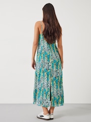 Hush Green Sydney Printed Maxi Slip Dress - Image 2 of 4