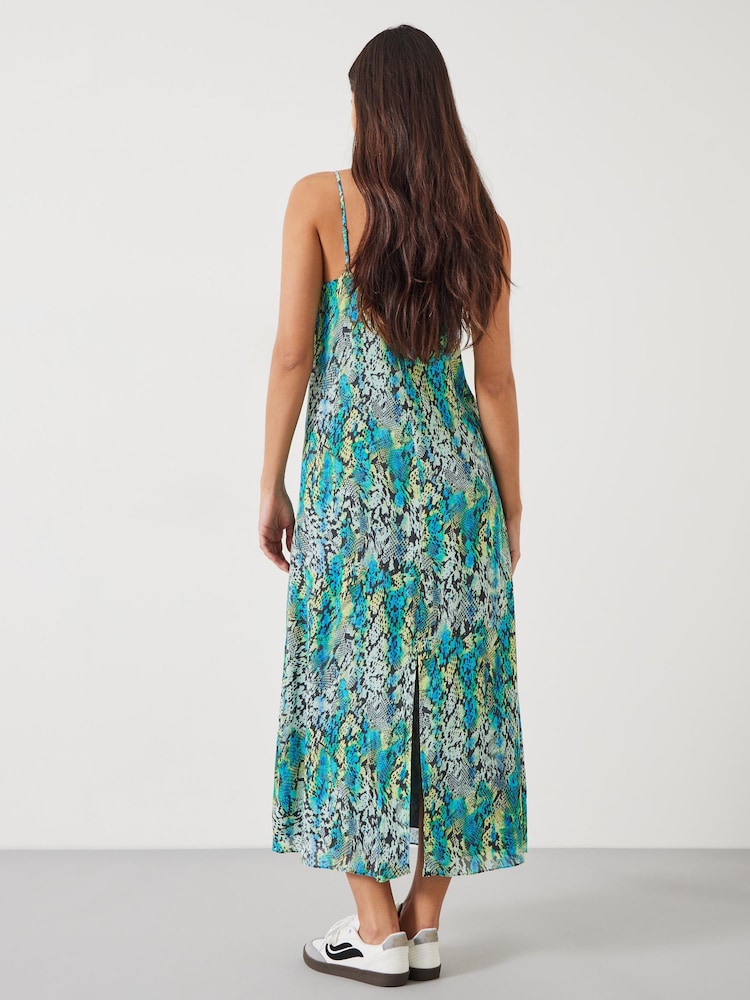 Hush Green Sydney Printed Maxi Slip Dress - Image 2 of 4