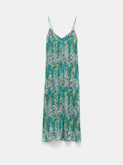 Hush Green Sydney Printed Maxi Slip Dress - Image 4 of 4
