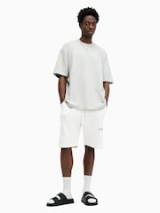 AllSaints White 100% Cotton Underground Sweatshirt - Image 1 of 7
