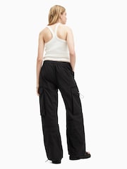AllSaints Black Barbara Trousers - Image 7 of 8