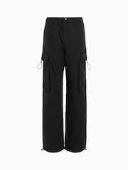 AllSaints Black Barbara Trousers - Image 8 of 8