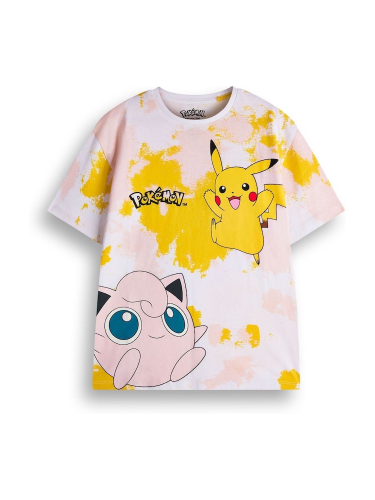 Vanilla Underground Purple Girls Pokemon 100% Cotton T-Shirt and Cycling Shorts Set - Image 2 of 6