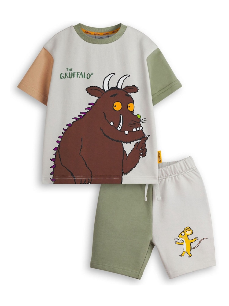 Vanilla Underground Boys Gruffalo Sweat 100% Cotton T-Shirt and Shorts Set - Image 1 of 5