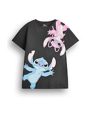 Vanilla Underground Grey Girls 100% Cotton Stitch T-Shirt and Cycling Shorts Set - Image 2 of 6