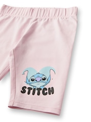 Vanilla Underground Grey Girls 100% Cotton Stitch T-Shirt and Cycling Shorts Set - Image 6 of 6