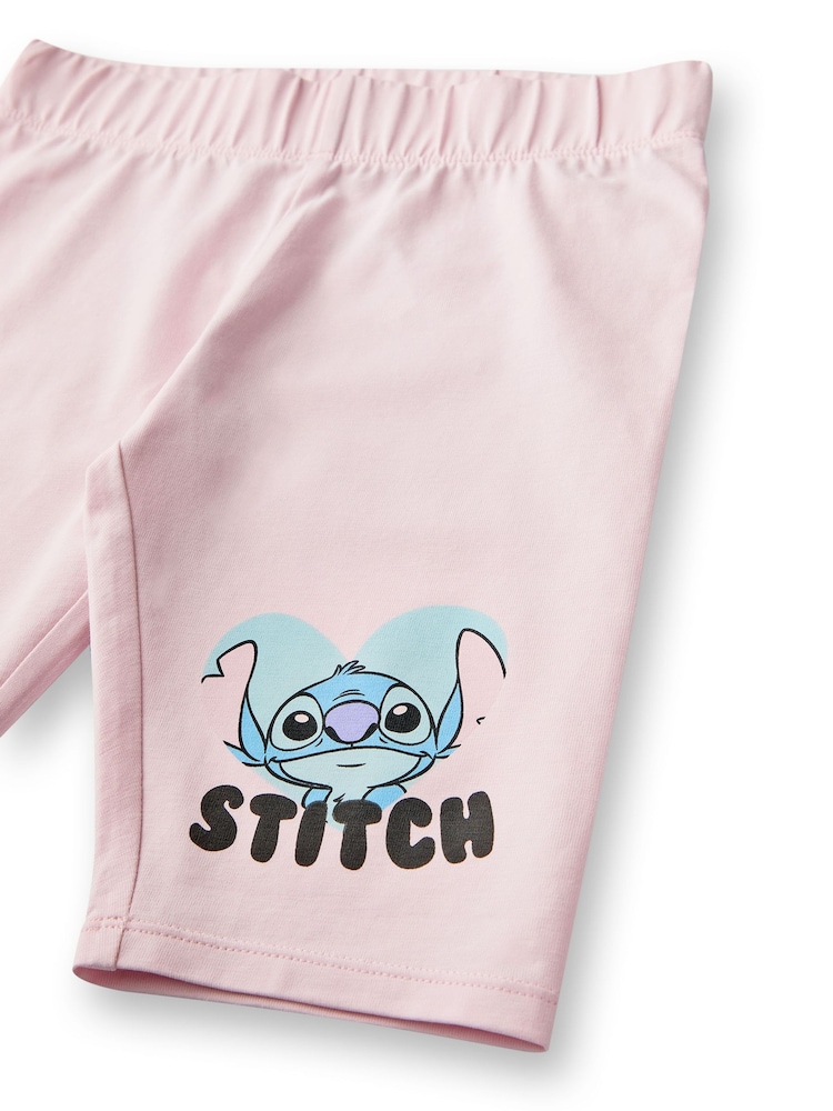 Vanilla Underground Grey Girls 100% Cotton Stitch T-Shirt and Cycling Shorts Set - Image 6 of 6