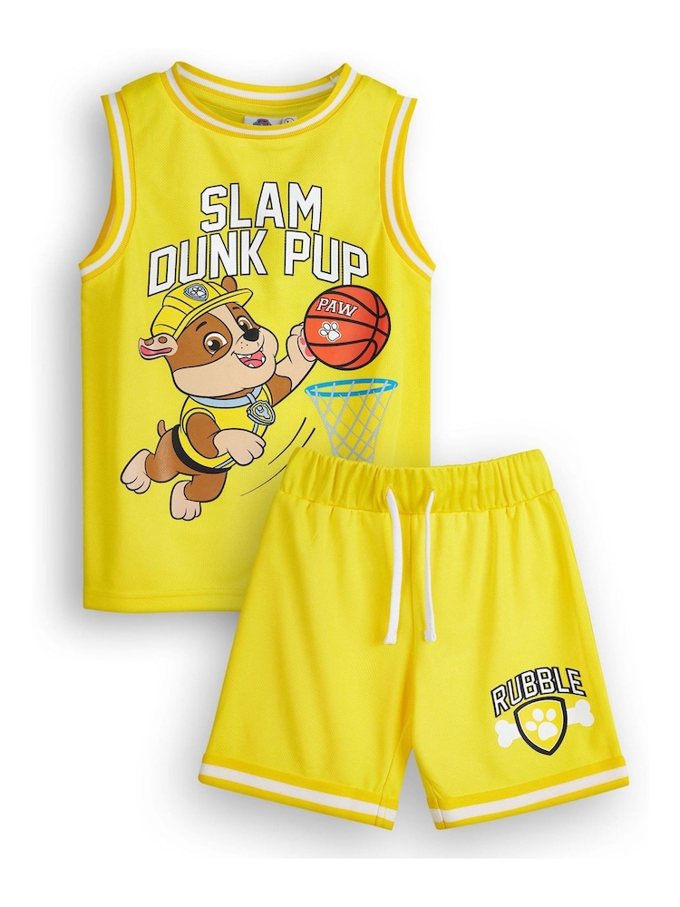 Amarillo - Vanilla Underground Paw Patrol Kids Marshall 2 Piece Basketball Set - Imagen 1 de 8