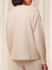 Triumph Cream Smart Thermal Cardigan - Image 3 of 5