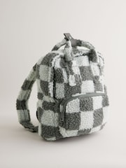 Monochrome Borg Check Backpack - Image 1 of 5