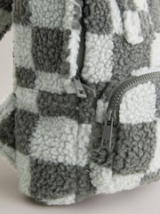 Monochrome Borg Check Backpack - Image 4 of 5