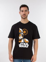 Brands In Black Mens Star Wars Stormtrooper Art Poster 100% Cotton T-Shirt - Image 1 of 3