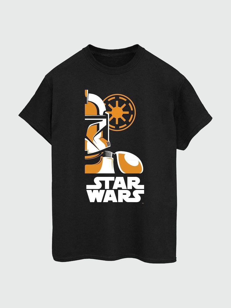 Brands In Black Mens Star Wars Stormtrooper Art Poster 100% Cotton T-Shirt - Image 2 of 3