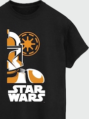 Brands In Black Mens Star Wars Stormtrooper Art Poster 100% Cotton T-Shirt - Image 3 of 3