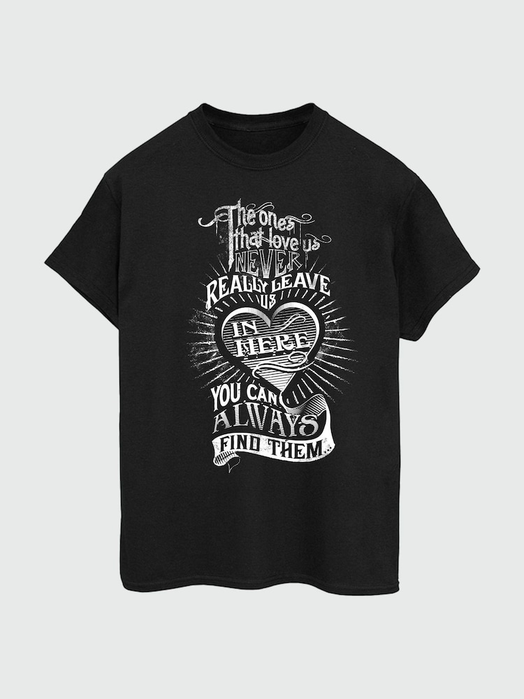 Brands In Black Women Boyfriend Fit Harry Potter The Ones That Love Us 100% Cotton T-Shirt - Image 2 of 3